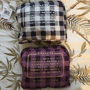 2 authentic coach nylon backpacks bags $60each